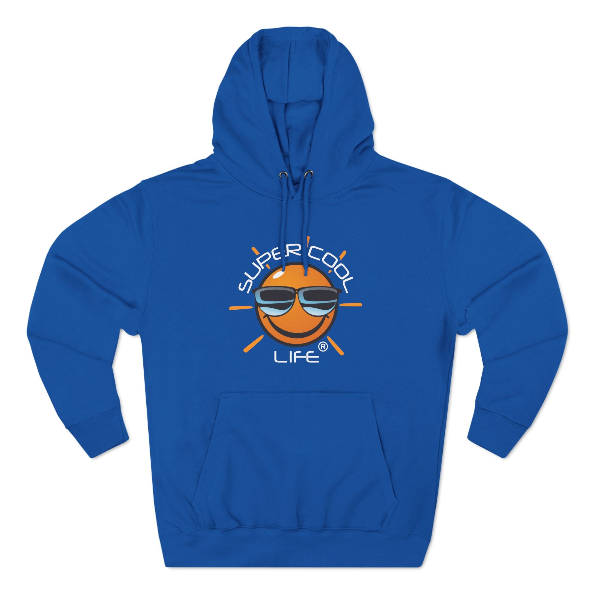 Super Cool Three-Panel Fleece Hoodie