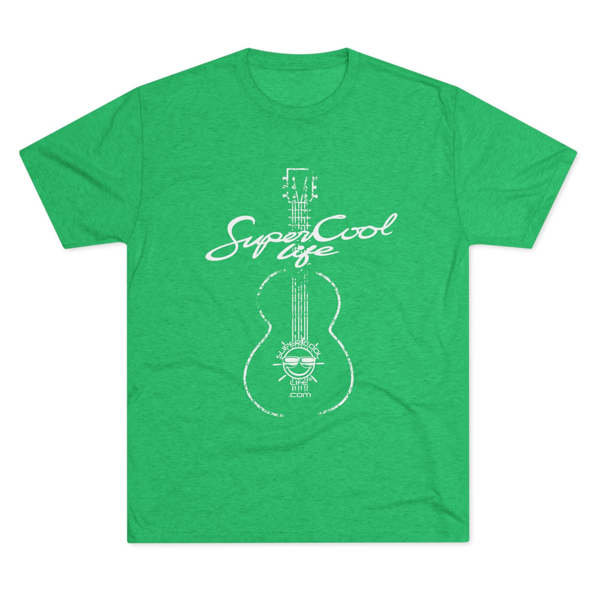 Super Cool Guitar Unisex Tri-Blend Crew Tee