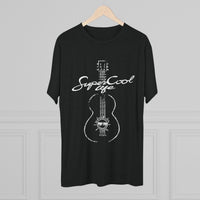 Super Cool Guitar Unisex Tri-Blend Crew Tee