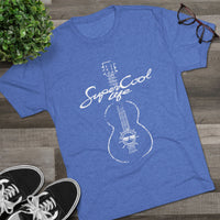 Super Cool Guitar Unisex Tri-Blend Crew Tee