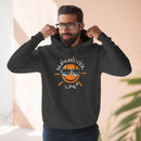 Super Cool Three-Panel Fleece Hoodie