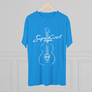 Super Cool Guitar Unisex Tri-Blend Crew Tee