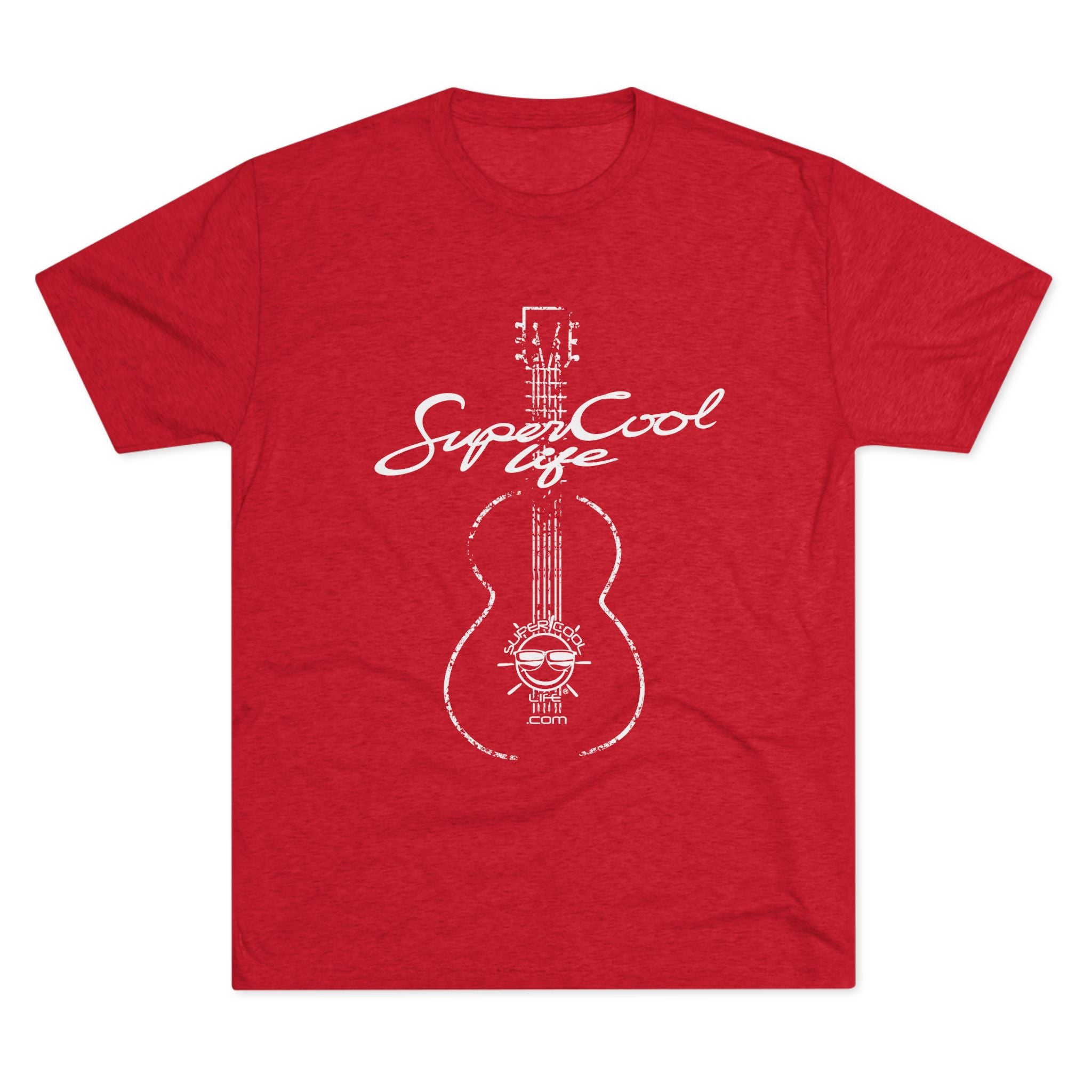 Super Cool Guitar Unisex Tri-Blend Crew Tee